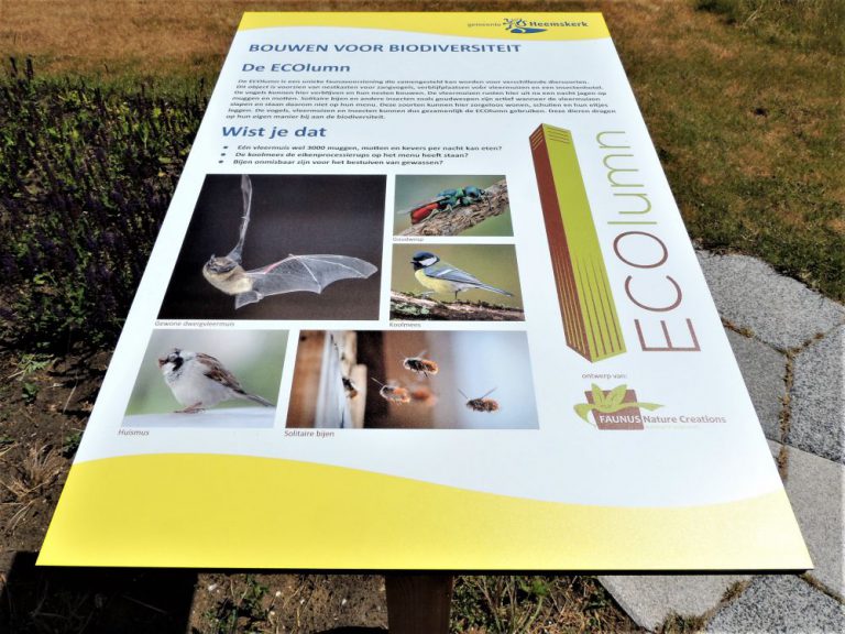 bouwen voor biodiversiteit ecolumn