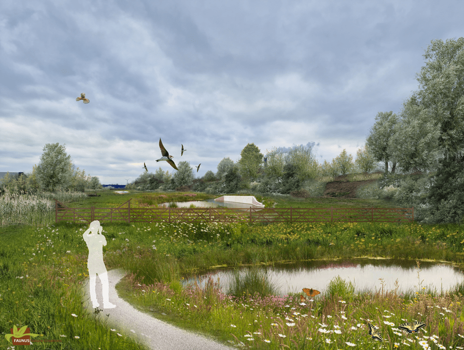 ecologisch landschapsontwerp bedrijventerrein
